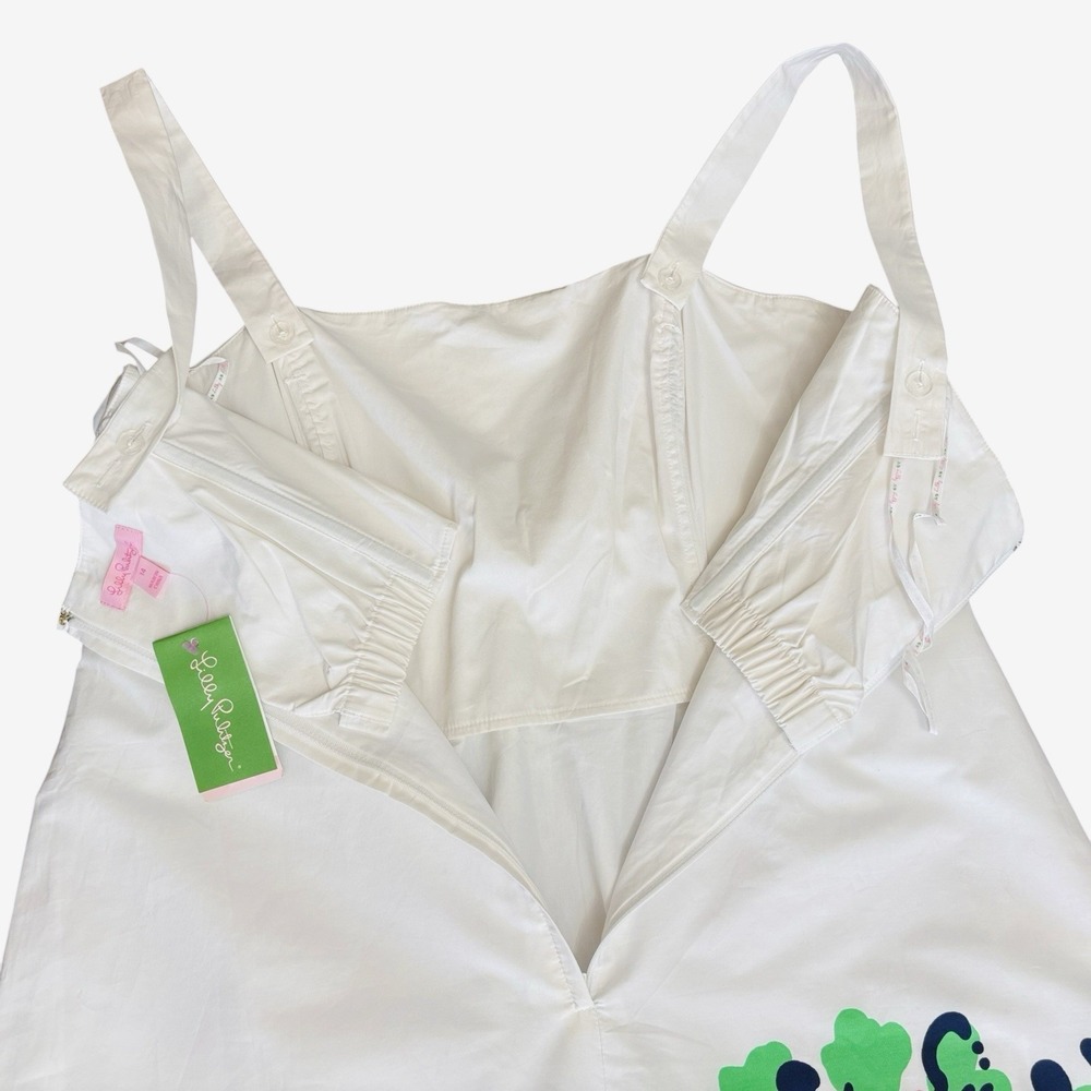 NWT Lilly Pulitzer Doodle Bug‎ Daisy Place Dress  Sz 14 Removable Straps Cotton - Picture 13 of 14